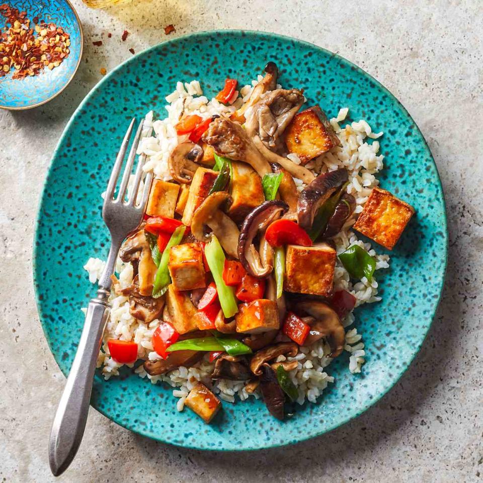 Mushroom & Tofu Stir-Fry