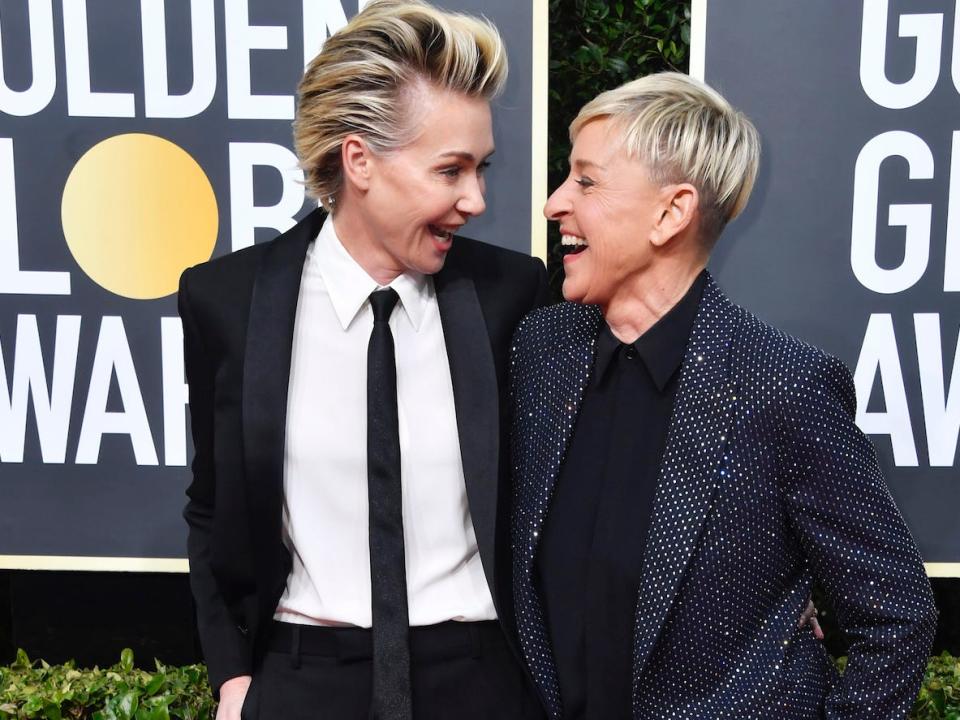 Ellen Degeneres and Portia De Rossi