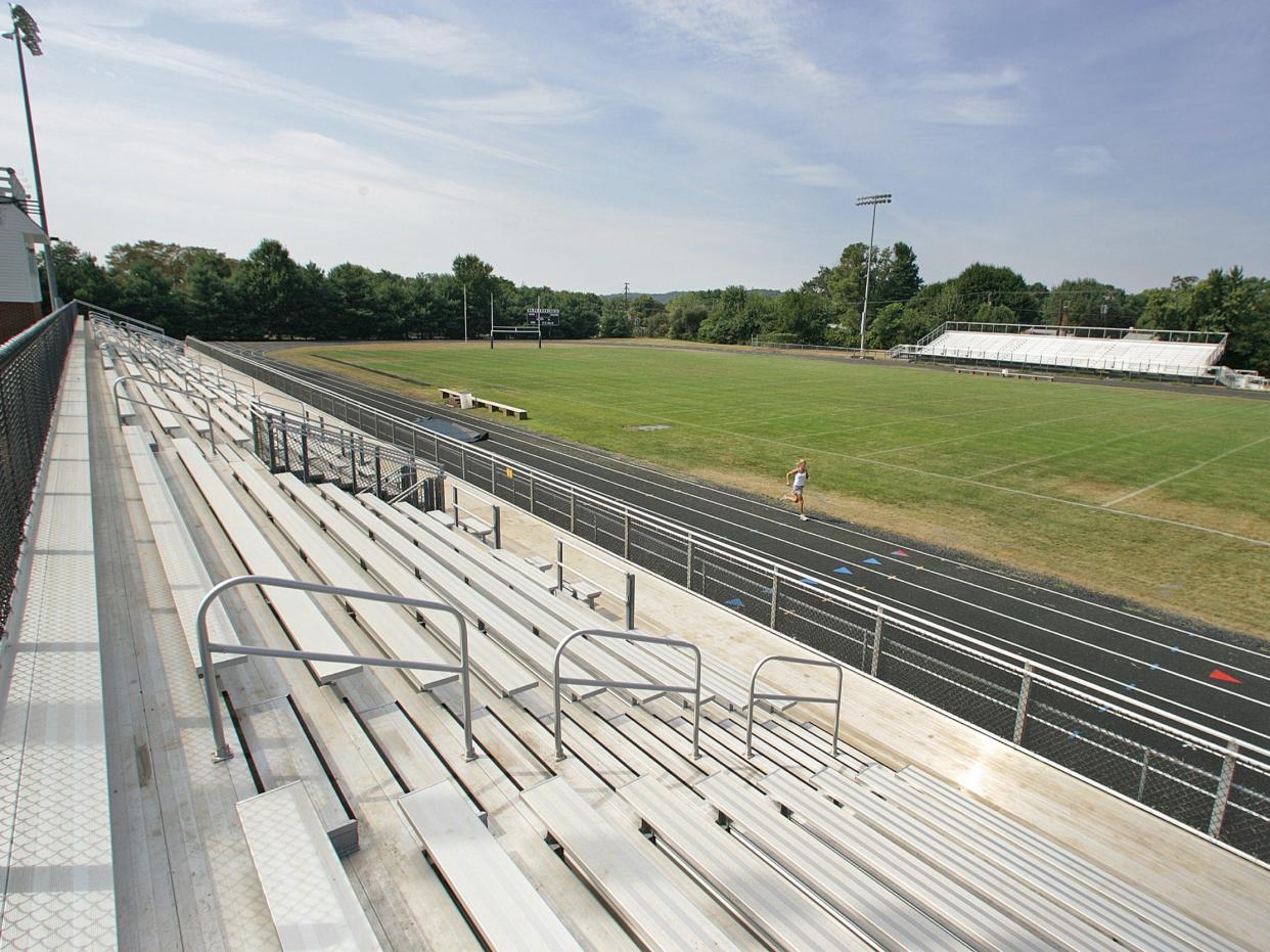 empty bleachers