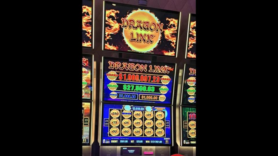 A player wins a $1.2 million jackpot April 27 at the Beau Rivage Resort and Casino in Biloxi. This is the third jackpot at the casino since March 8.