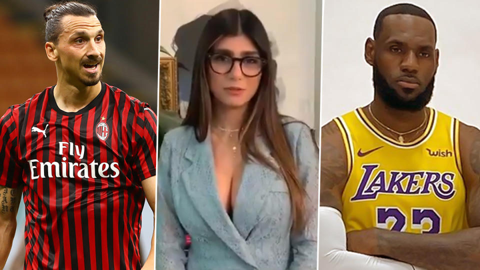 Controversial Arab Female Porn Star Khalifa - Mia Khalifa Blasts Zlatan Ibrahimovic Over His 'Stick to Sports' Remark for  LeBron James, Asks AC Milan Striker to Stop Selling us TVs (View Post)