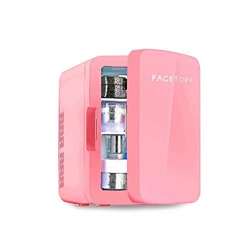 6) FaceTory Portable Coral Beauty Fridge with Heat and Cool Capacity