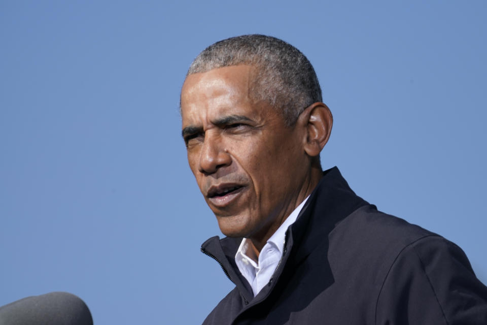 Former President Barack Obama. (AP Photo/Brynn Anderson)