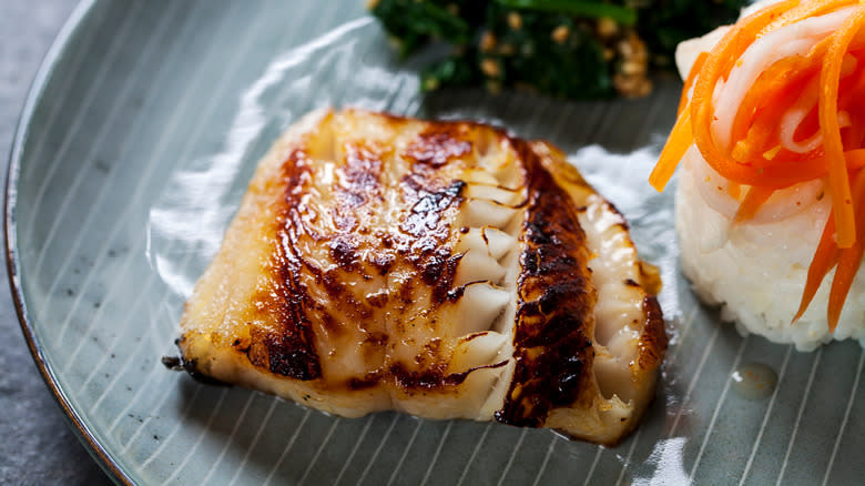 Miso marinade black cod