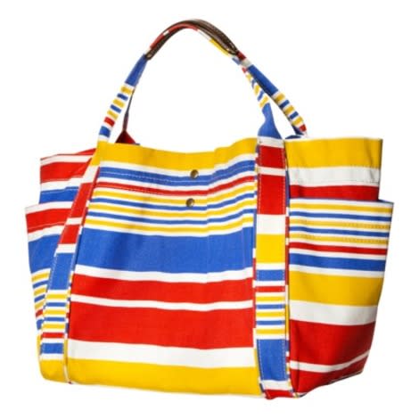 Striped Beach Bag