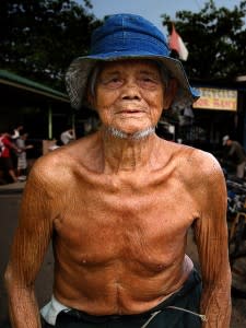 Elderly man from Pulau Ubin