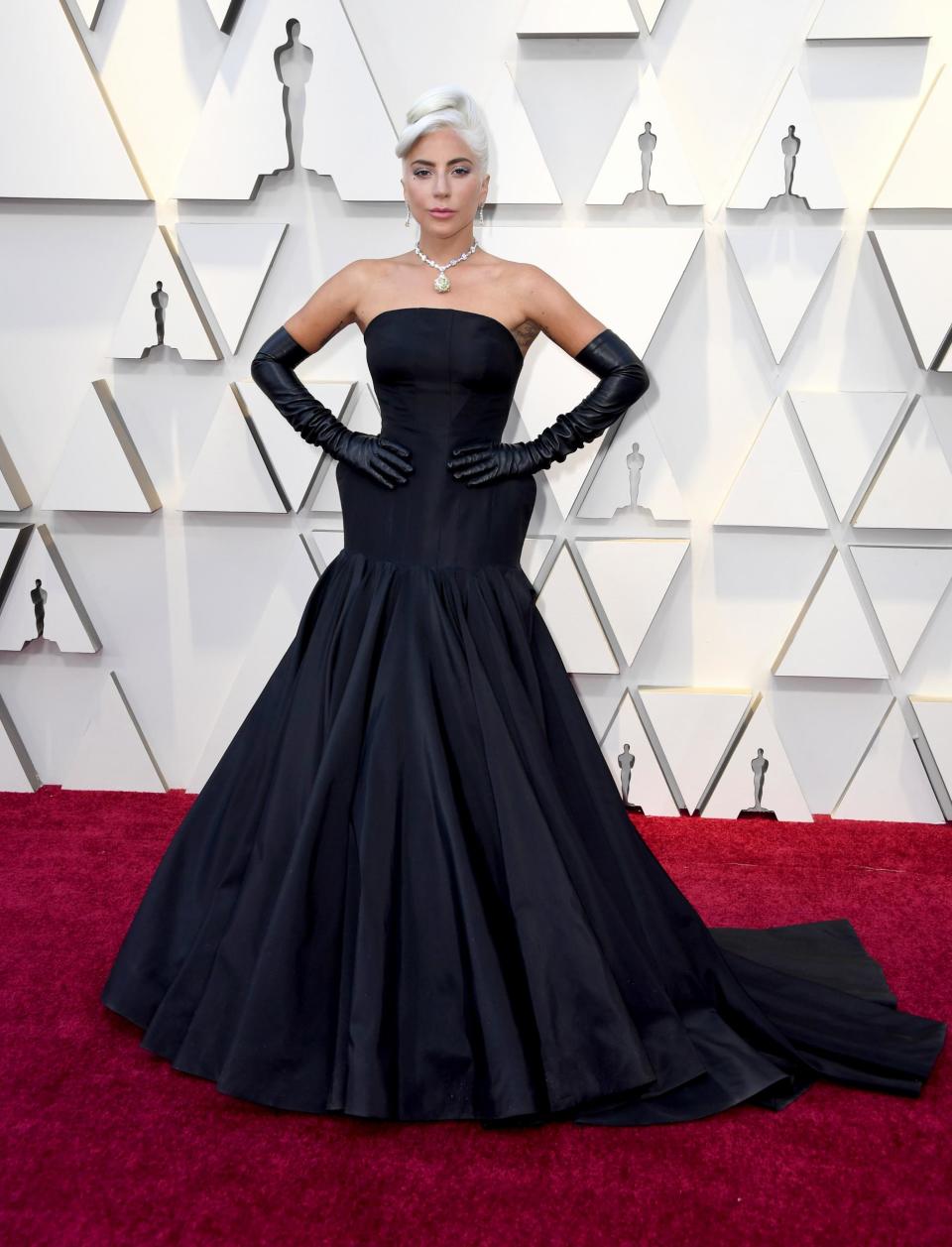 Lady Gaga attends the 2019 Academy Awards in Los Angeles (Getty Images )