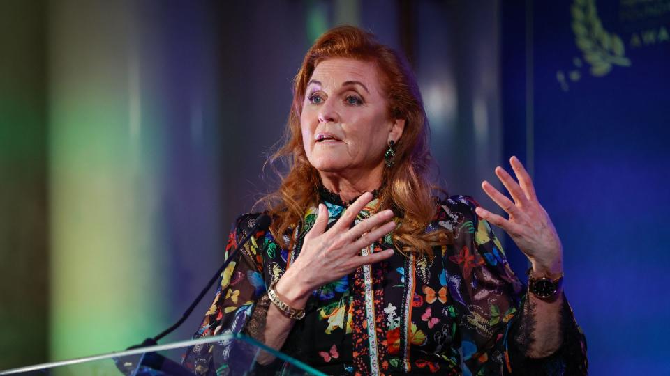 The Duchess of York at The Perfect World Foundation Award ceremony