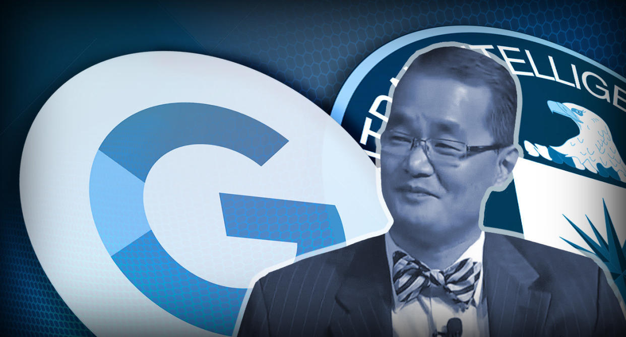 Yong Suk Lee is leaving the CIA to work for Google. (Yahoo News photo Illustration; photos: AP, Getty)