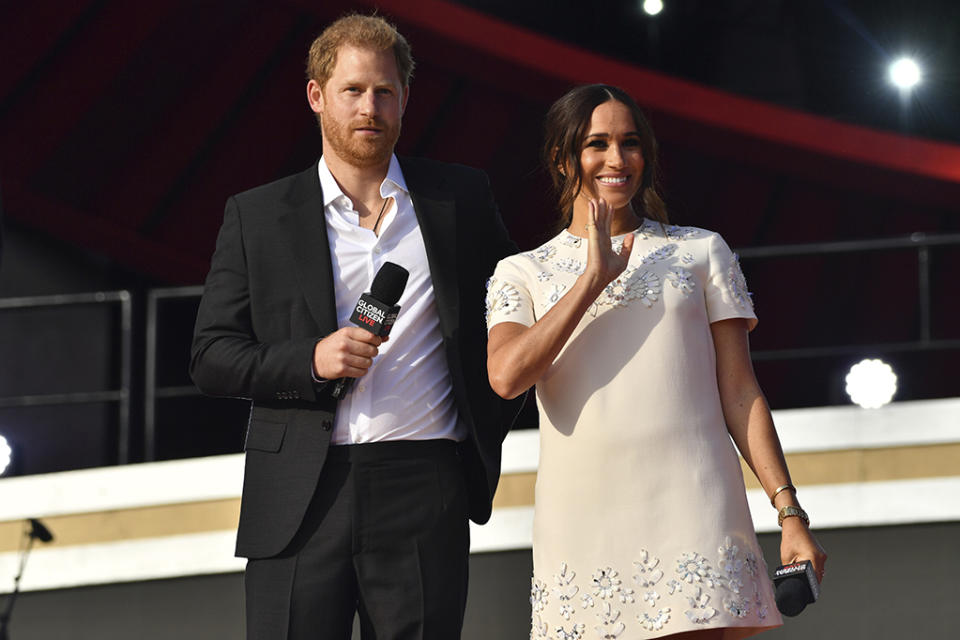 <p>In September 2021, Meghan Markle and Prince Harry had the distinguished honor of being included in Time Magazine’s 100 Most Influential People. The couple even appeared on the cover of the magazine. </p> <p>“In a world where everyone has an opinion about people they don’t know, the duke and duchess have compassion for the people they don’t know,” <a href="https://www.sheknows.com/entertainment/articles/2487520/prince-harry-meghan-markle-time-100-new-photo/" rel="nofollow noopener" target="_blank" data-ylk="slk:World Central Kitchen founder José Andrés wrote of the couple;elm:context_link;itc:0" class="link ">World Central Kitchen founder José Andrés wrote of the couple</a>. “They don’t just opine. They run toward the struggle.”</p>