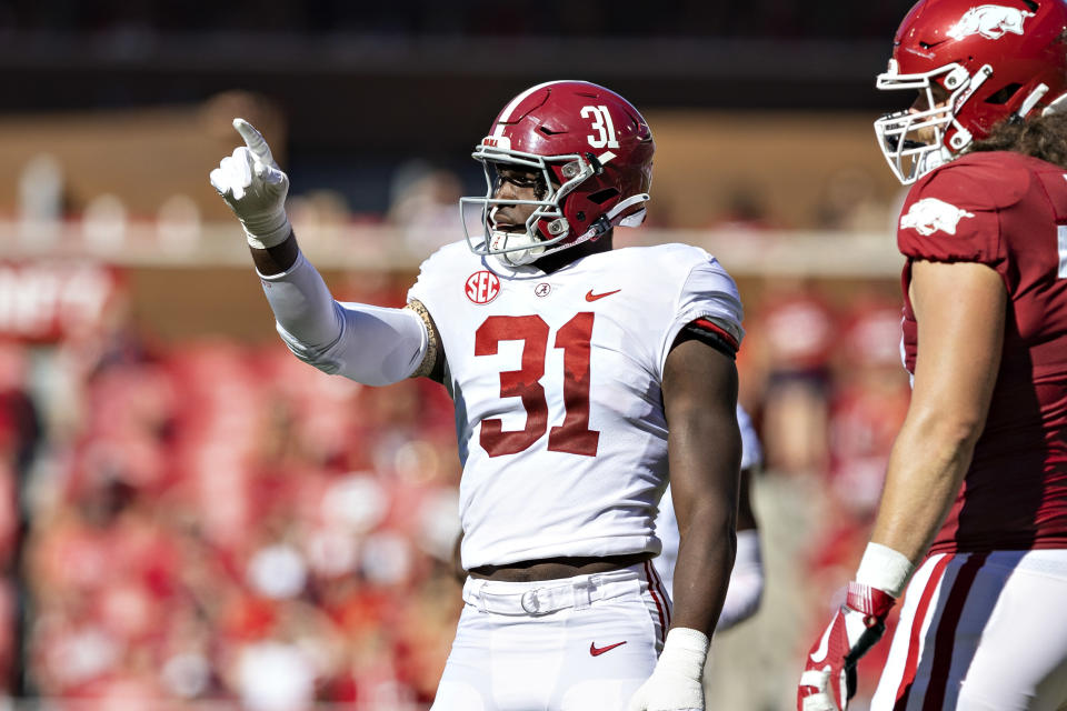 Is Will Anderson Jr. going to be the second pick of the NFL draft? (Photo by Wesley Hitt/Getty Images)