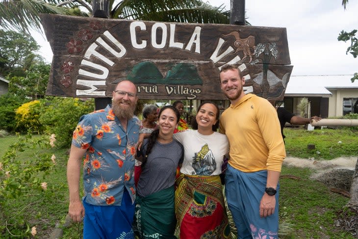 Backpacker and Outside readers Ryan Unger, Lauren Hirsch, Gabby Beckford, and Nate Dodge joined the Sawyer team on the ground on Serua Island.