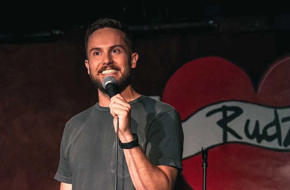 Comedian Zolton Kaszas performs standup in Naples this month.