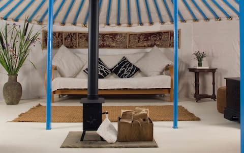 Barefoot Yurts, East Sussex - Credit: ROBIN MAYES