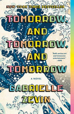 Book cover of 'Tomorrow, and Tomorrow, and Tomorrow' by Gabrielle Zevin