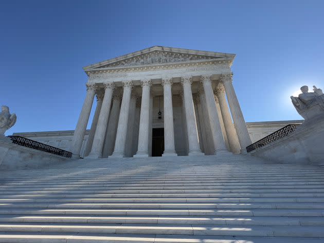 The U.S. Supreme Court is seen in Washington, D.C., on Nov. 5. (Photo: DANIEL SLIM via Getty Images)
