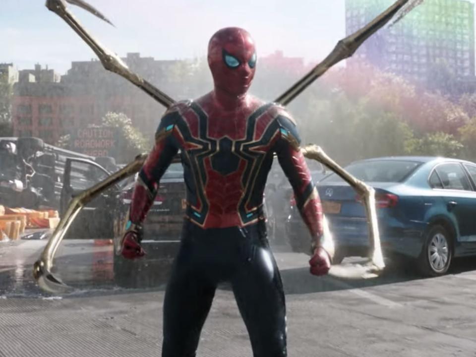 Tom Holland in the first trailer for "Spider-Man: No Way Home."
