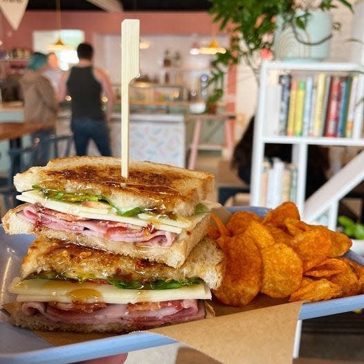 The Apple Orchard sandwich is a customer favorite at The Station on Twenty-Two.