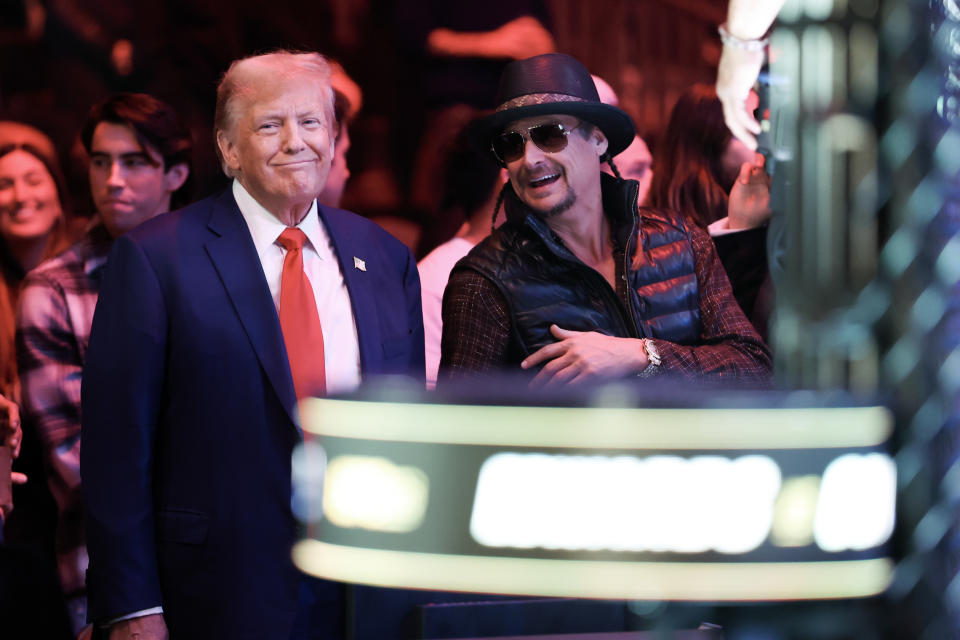 Kid Rock and Donald Trump