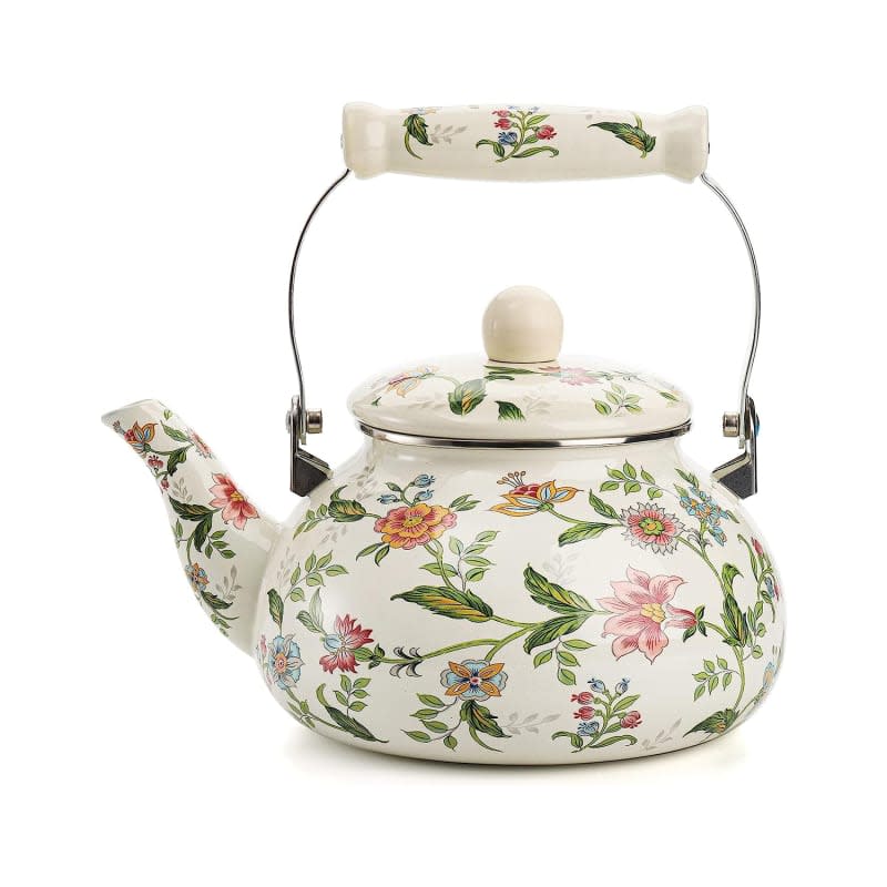 Jucoan 2.6 Quart Vintage Enamel Tea Kettle