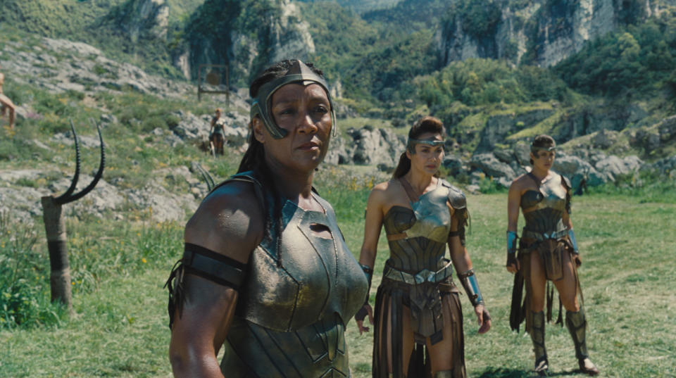 Ann Wolfe as Artemis in "Wonder Woman." (Warner Bros)