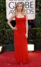<p>Scarlett Johansson would look gorgeous in just about anything, but she pulled all the stops in this simple, elegant, scarlet red (pun intended) Valentino gown. (Image via Getty Images)</p> 