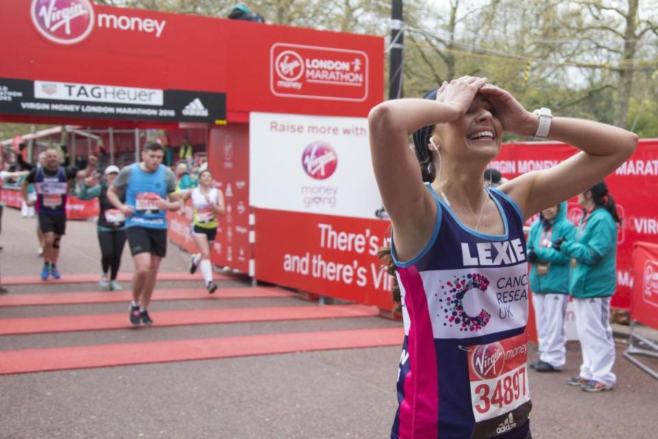 Sweat it out: this year 39,000 runners will take part (Virgin Money London Marathon)