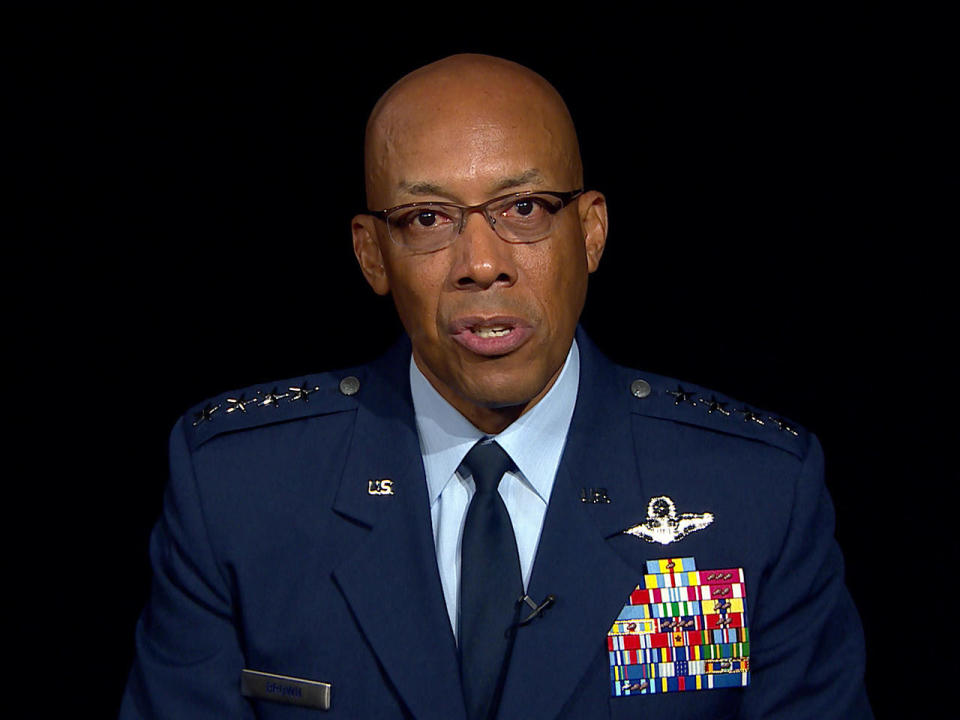 Gen. C.Q. Brown, Jr., Chief of Staff, United States Air Force. / Credit: CBS News