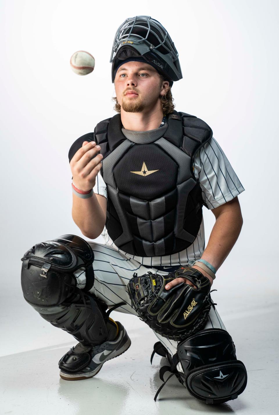 Mooresville's Hogan Denny poses for a photo Tuesday, March 19, 2024, at The Indianapolis Star.