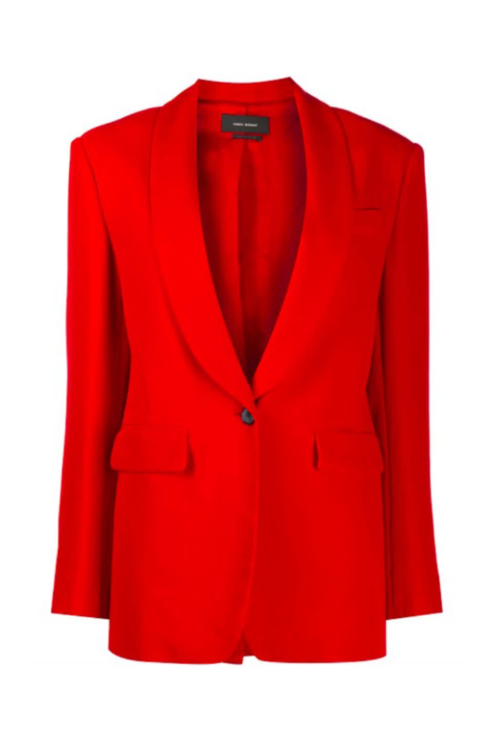 A statement blazer