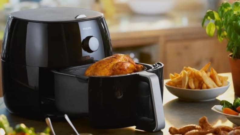 This air fryer has the space and power to help prepare big meals.