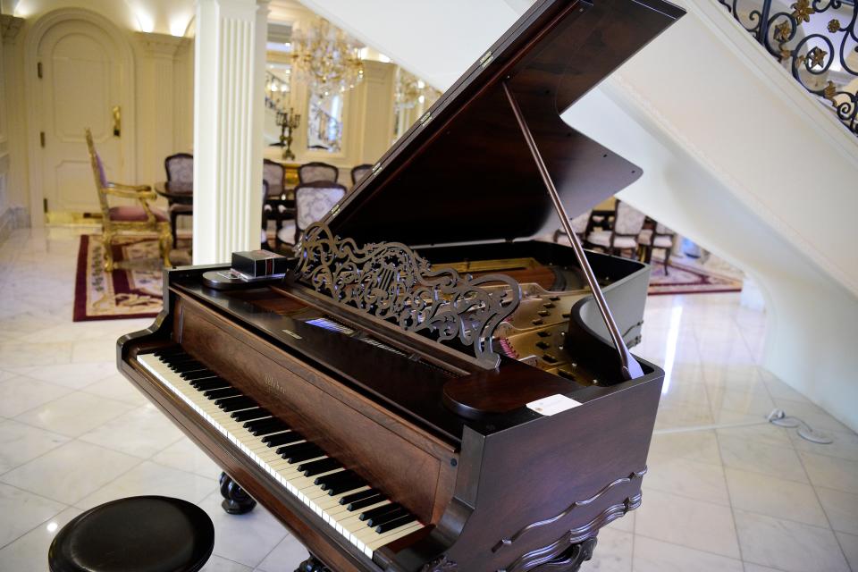 This Weber piano can play itself and is among the items included in a forthcoming auction of art, furniture and more from Villa Collina. The auction will take place Dec. 4 before Knoxville's largest home is eventually demolished and replaced with three smaller homes.