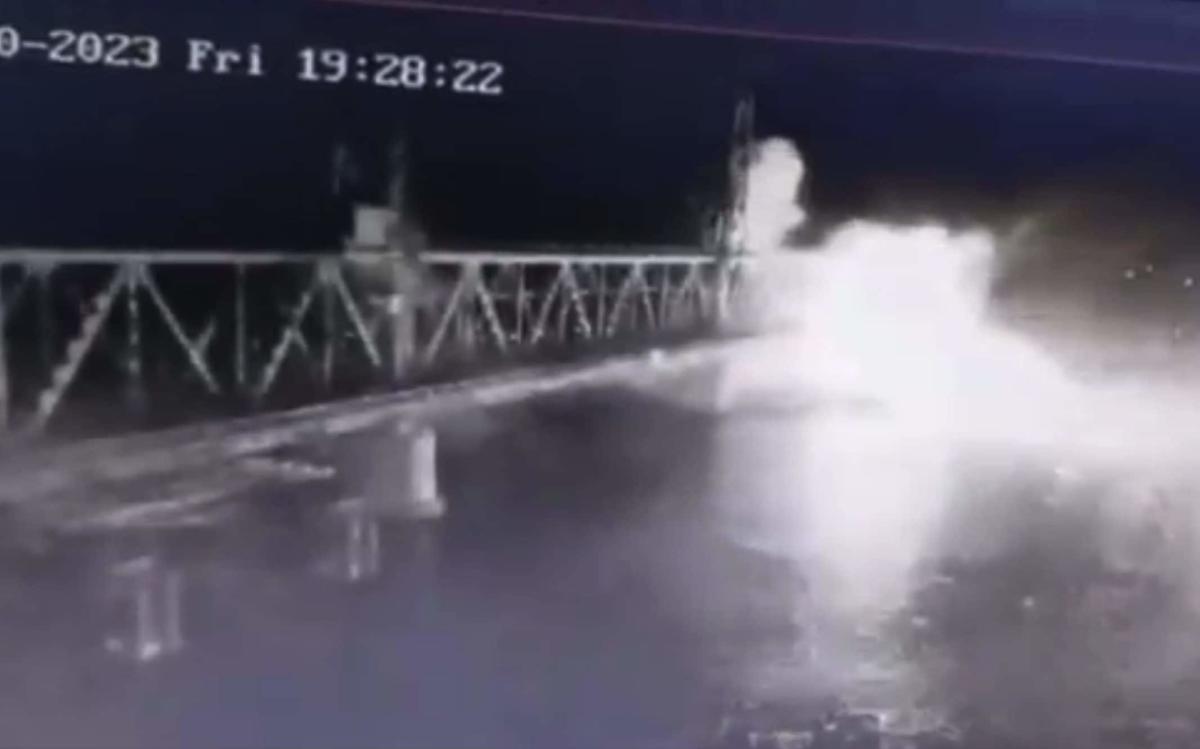 La Russie frappe le pont clé d’Odessa avec la première utilisation d’un drone