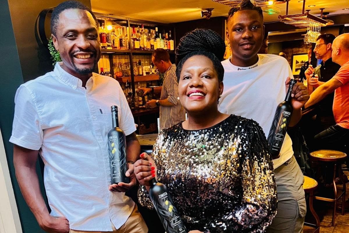 The Zimasa Vodka team <i>(Image: Zimasa Vodka)</i>