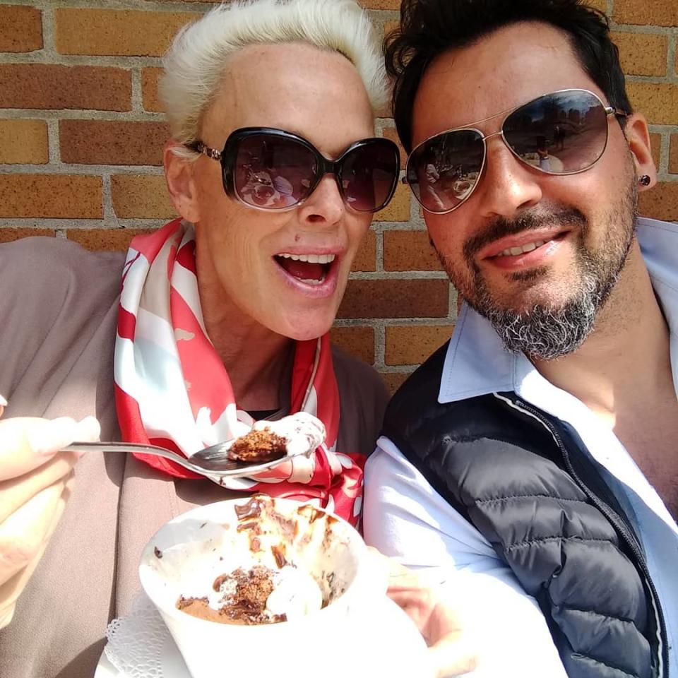 Junto a su esposo desde 2006, Mattia Dessi. @realbrigittenielsen