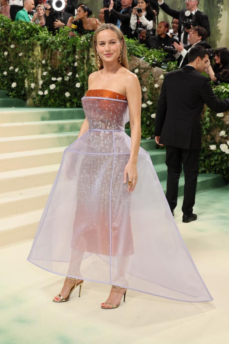 PHOTO: Brie Larson attends The 2024 Met Gala Celebrating 'Sleeping Beauties: Reawakening Fashion' at The Metropolitan Museum of Art on May 6, 2024 in New York.  (Dia Dipasupil/Getty Images)