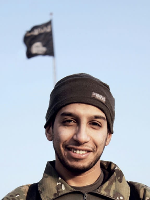 This IS photo purportedly shows Abdelhamid Abaaoud, suspected of coordinating the 2015 Paris attacks