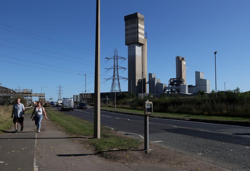 FILE PHOTO: A general view of the CF industries plant in Billingham