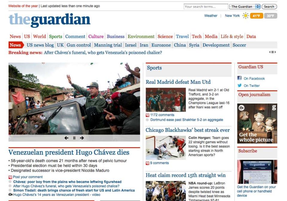Diario The Guardian, de Reino Unido.