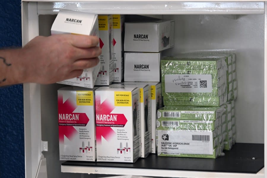 Both nasal and injectable naloxone are available in the Health Supply Kiosks, along with COVID-19 tests and condoms and lubricant. Additional public health supplies may be added at other times, and available contents are always subject to vary.