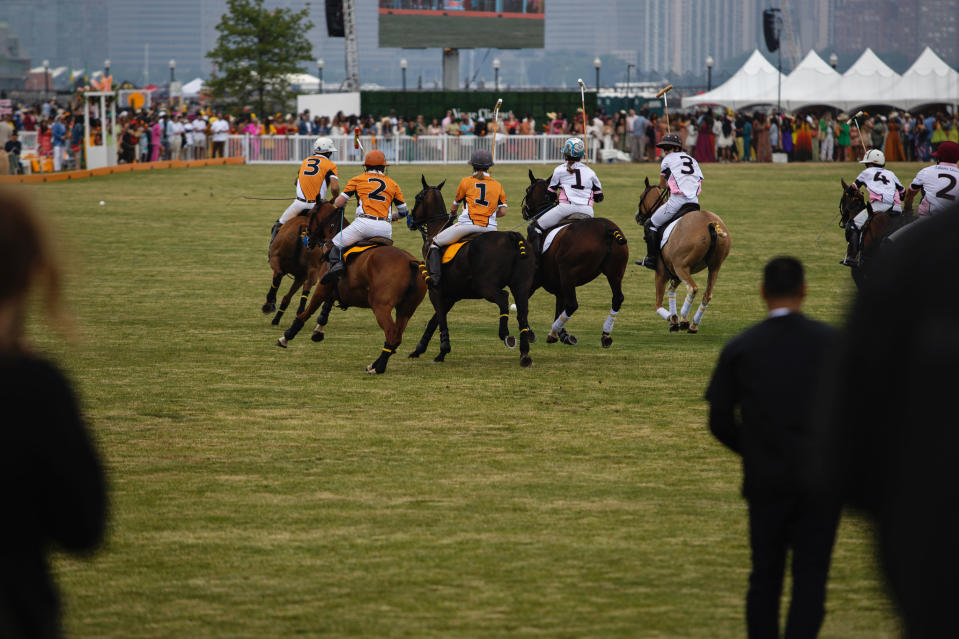 The scene at the 2023 Veuve Clicquot Polo Classic.