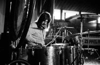 Only one live recording of the song has been identified as Led Zeppelin found the track very challenging to record. The track was named as the late John Bonham played with two drumsticks in each hand. Only two takes of the song were recorded as Page says it was "physically impossible" for Bonham to do it again.