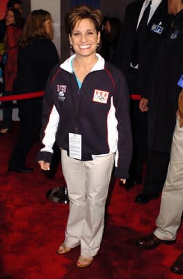 Mary Lou Retton at the LA premiere of Disney's Miracle