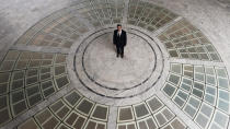 Utah Treasurer Marlo Oaks poses for a photograph at the Utah State Capitol on May 5, 2022, in Salt Lake City. A growing number of Republican-led states with economies that rely heavily on fossil fuels are pushing back against shifts in the financial industry to consider new factors such as environmental risk in their investment decisions. (AP Photo/Rick Bowmer)