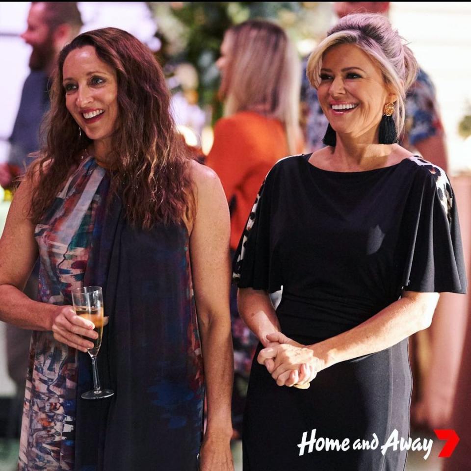 Georgie Parker and Emily Symons on home and away