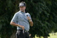 FILE - Bubba Watson does commentary during the first round of the LIV Golf Team Championship at Trump National Doral Golf Club, Oct. 28, 2022, in Doral, Fla. Players who defected from the PGA Tour to join Saudi-funded LIV Golf are still welcome at the Masters next year, even as Augusta National officials expressed disappointment Tuesday, Dec. 20, in the division it has caused in golf. (AP Photo/Lynne Sladky, File)