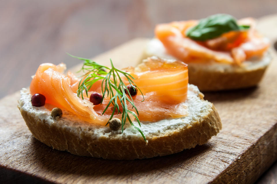 The omega-3 fatty acids found in salmon may help alleviate symptoms of anxiety.  (Photo: kajakiki via Getty Images)