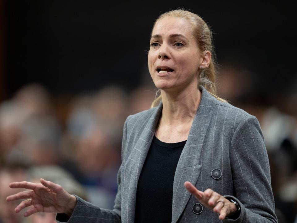 Sports Minister Pascale St-Onge appeared before Ottawa's Committee on the Status of Women on Monday.  (Adrian Wyld/The Canadian Press - photo credit)