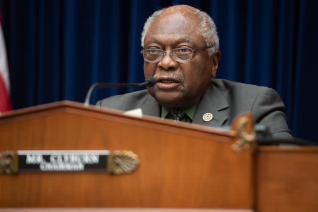 Chairman James Clyburn (D-S.C.) speaks at a hearing of the House Oversight and Reform Select Subcommittee on the Coronavirus on June 22, 2021. (Photo: Pool via Getty Images)