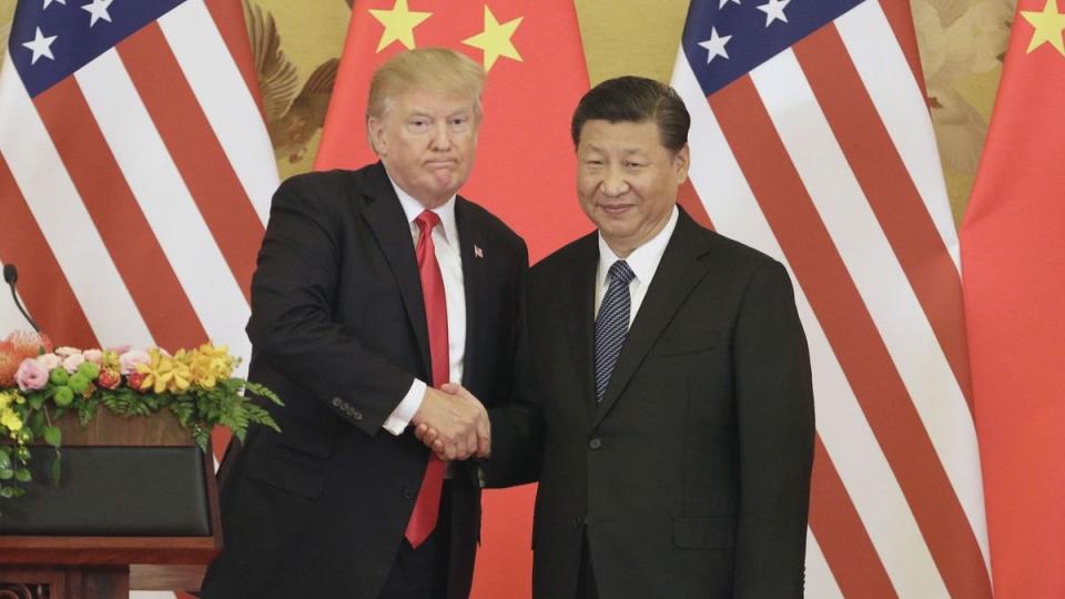 U.S. President Donald Trump and China's President Xi Jinping